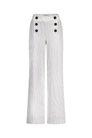 Lexie sailor bnd pinstripe trousers