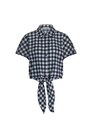 Lena big check blouse