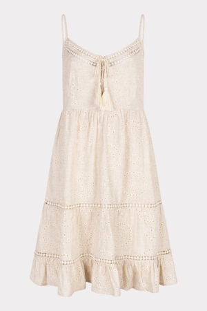 Dress embroidery linen