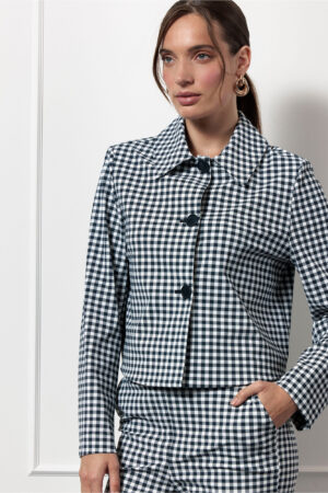 Klaartje check jacket