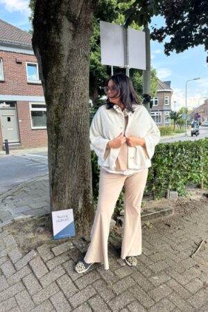 Cardigan fluffie ecru Signe nature