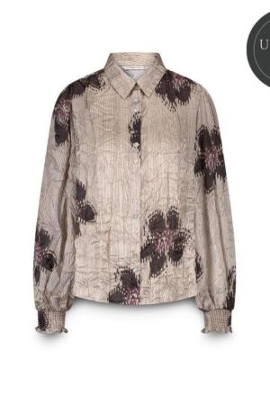 Blouse Stripes with flowers
