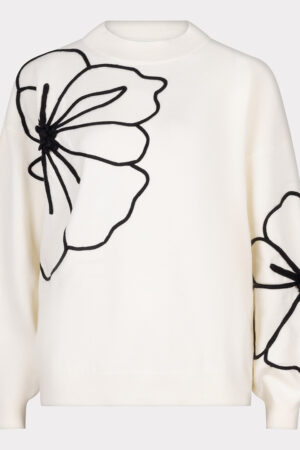 Sweater tape flower patch