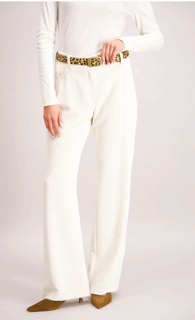 Broek Corduroy ecru Signe nature