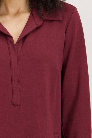 Jurk bordeaux Signe Nature