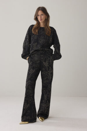 Trousers Ornamental jacquard