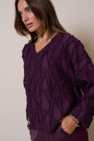 Madison jacquard top