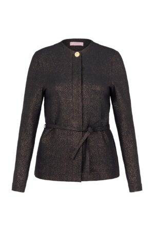 Sanny sparkle waffle blazer