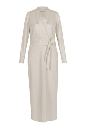 Jitte faux leather dress