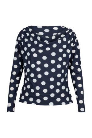 Fleur polkadot top