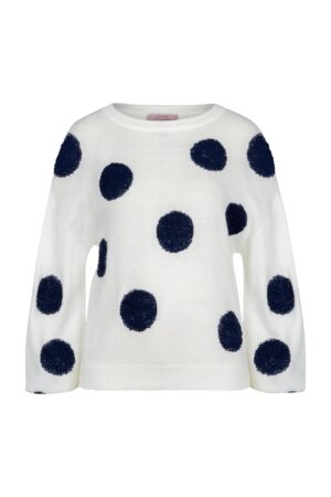 Eliza dot pullover