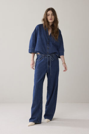 Jeans loose fit Light cotton twill