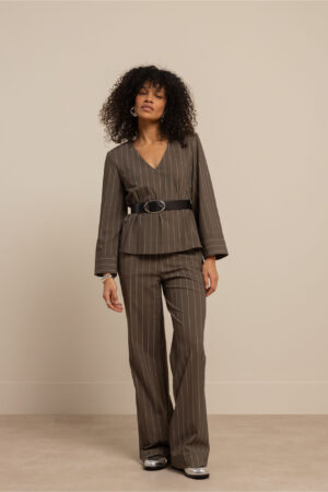 Marilon stripe trousers