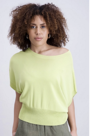 Pull Vert Clair Signe Nature
