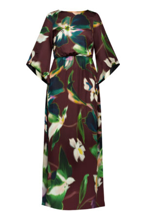 Tamara satin flower dress